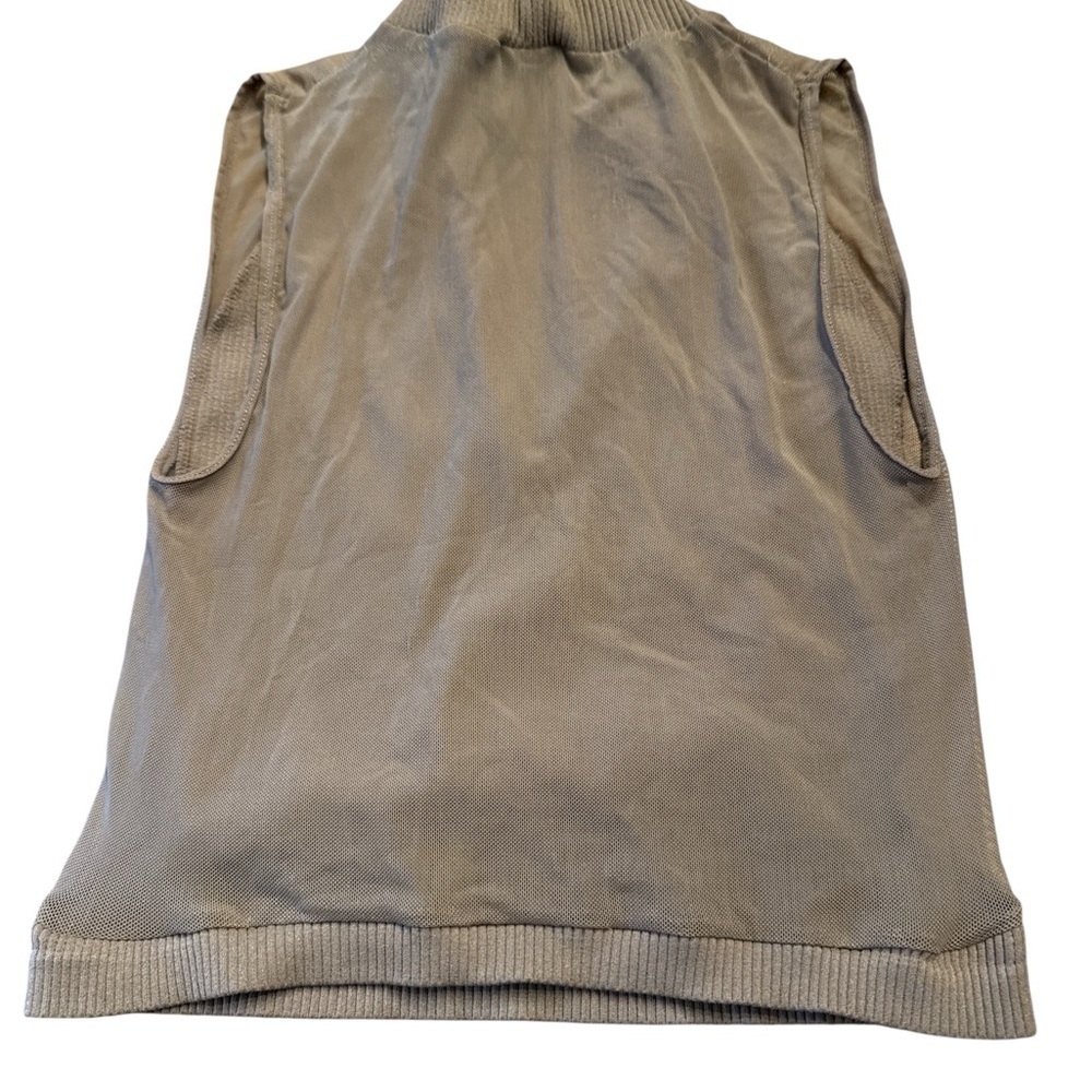 Zara Tan Ribbed Sleeveless Top - Picture 5 of 5